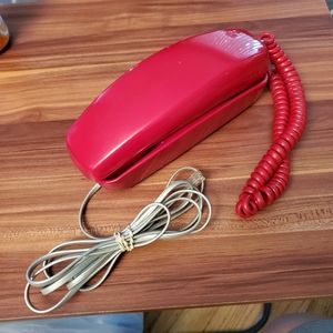 🔥Vintage ITT RED ROTARY PHONE SUPER COOL🔥